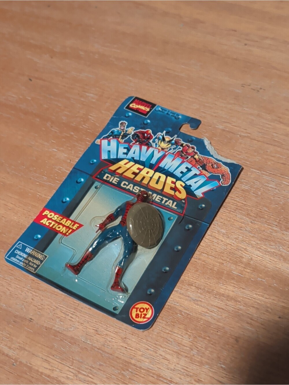 Vintage 2 Marvel Comics Heavy Metal Heroes 1997 Die-Cast Metal 1997 Toy Biz